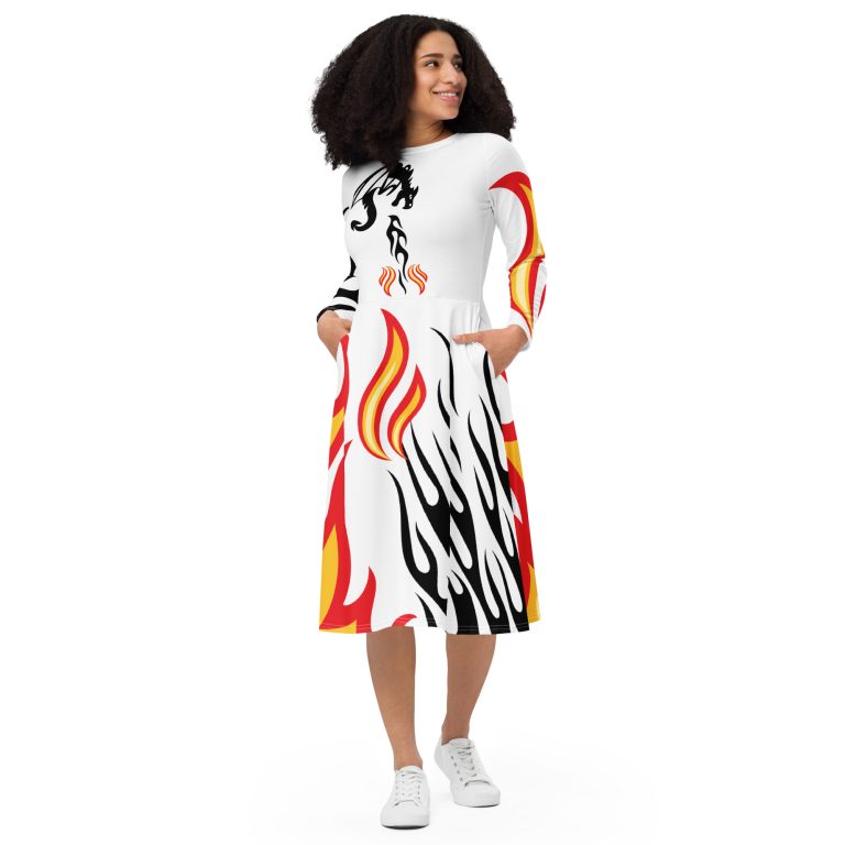 I let the dogs out dragon dress